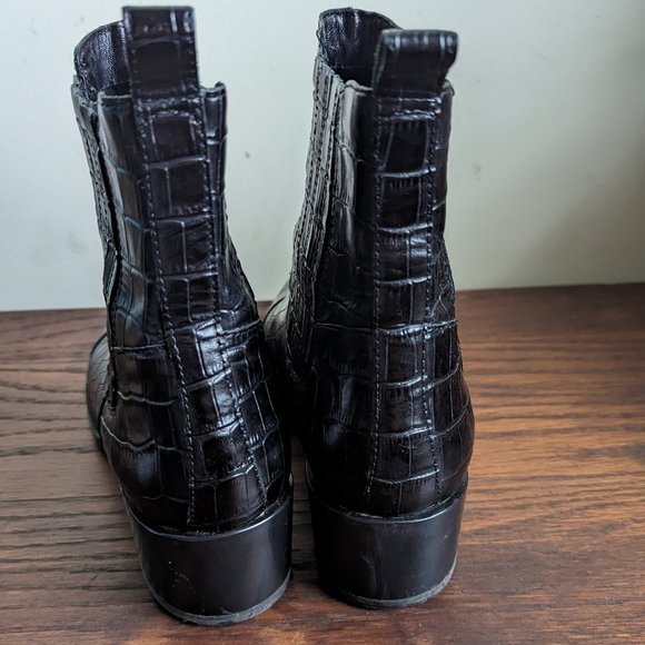 Vagabond Makers Marja croc embossed boots - Picture 3 of 7